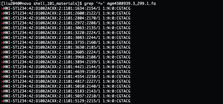 Basic command line programming